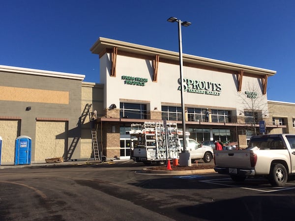 Sprouts Farmers Market is building a new location on Scott Boulevard near Decatur in DeKalb County. Progress is shown Thursday, Jan. 26.