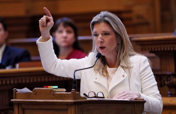 Georgia Sen. Jen Jordan (D-Atlanta) filed a legal challenge to a Consent Agreement between the state’s Department of Environmental Protection and Sterigenics, a Cobb County company that emits the carcinogen ethylene oxide during operations that sterilize medical equipment. (Hyosub Shin / Hyosub.Shin@ajc.com)