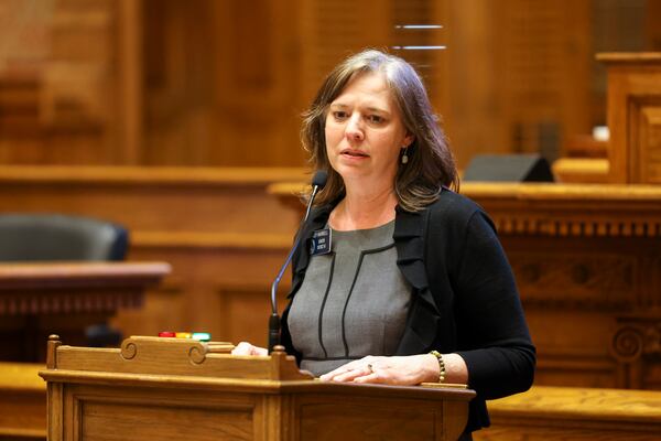 Sen. Sally Harrell, D-Atlanta, said in an interview that if lawmakers were to define antisemitism — as the did in January when they expanded the state's hate crimes law to cover it — then other groups that experience hatred, such as Muslims who face Islamophobia, should also receive added legal protections. Jason Getz / Jason.Getz@ajc.com)
