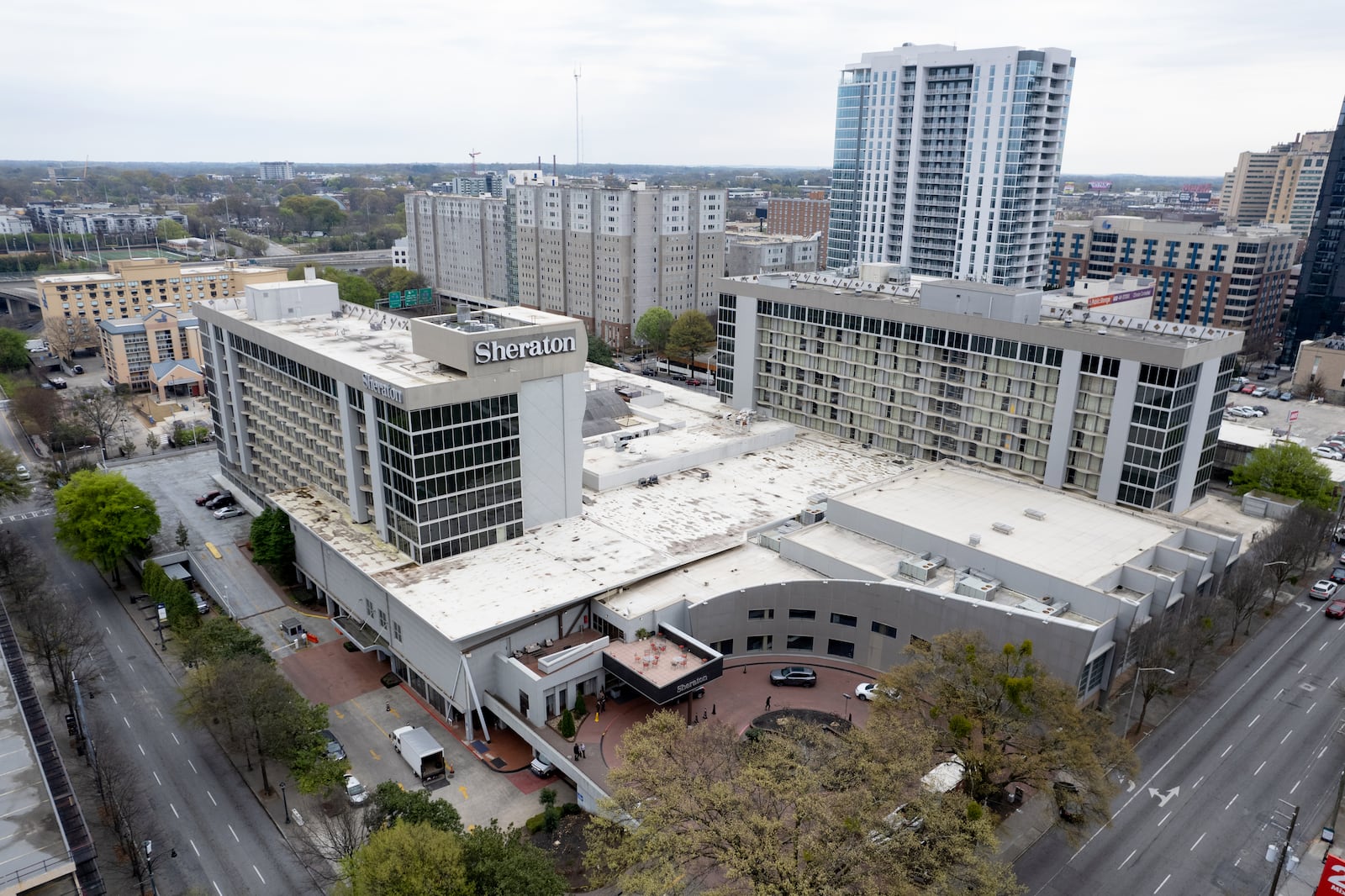 230309-Atlanta-The Sheraton Hotel Atlanta on Courtland Street photographed Thursday, March 9, 2023 Ben Gray for the Atlanta Journal-Constitution