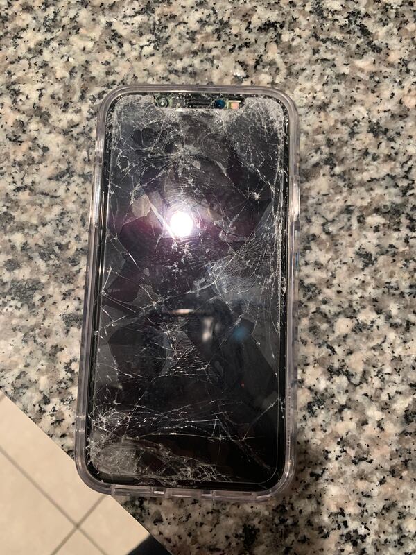 Ariel Lomax's phone following the incident with Maury Swift in her apartment. 