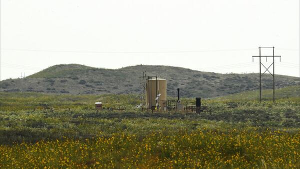 Pictured is the Andarko Petroleum oil battery where Chris Watts dumped the bodies of his wife, Shanann, and their two young daughters, Bella and Celeste, the morning of Aug. 13, 2018. Chris Watts is serving multiple life sentences in the murders.