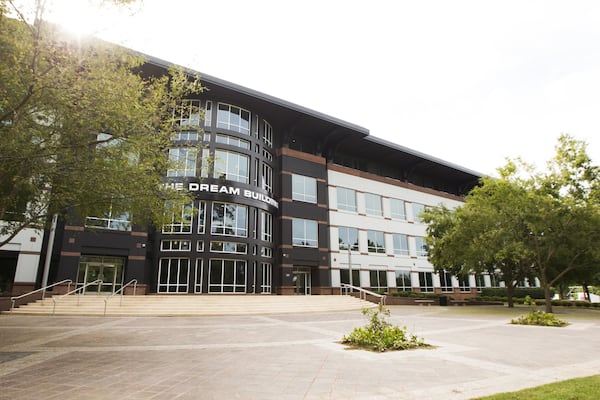 The Dream Building, the headquarters of Tyler Perry Studios. SPECIAL to AJC from Tyler Perry Studios.