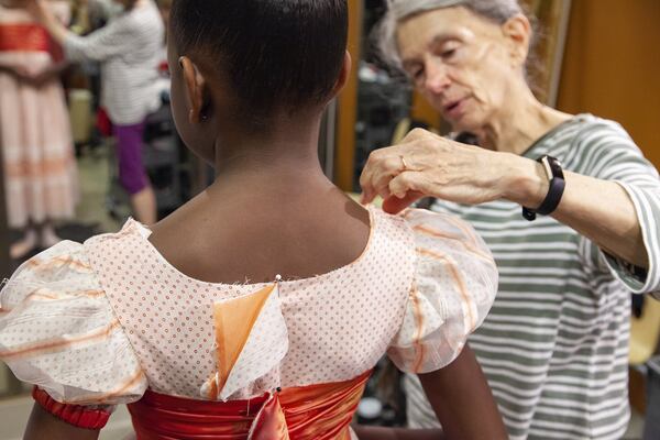 The new version of Atlanta Ballet’s “The Nutcracker” features more than 250 costumes designed by Sandra Woodall. CONTRIBUTED BY KIM KENNEY