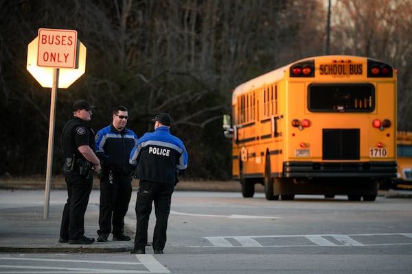 Cobb County Schools police responded to a shooting at Lindley Middle School.