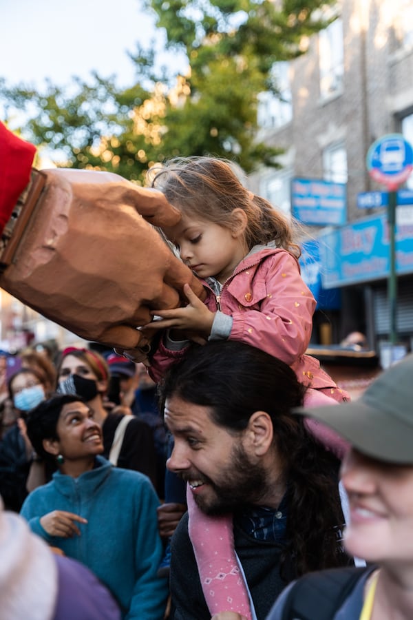 Amal visits Bay Ridge, New York. Photos: courtesy: The Walk Productions