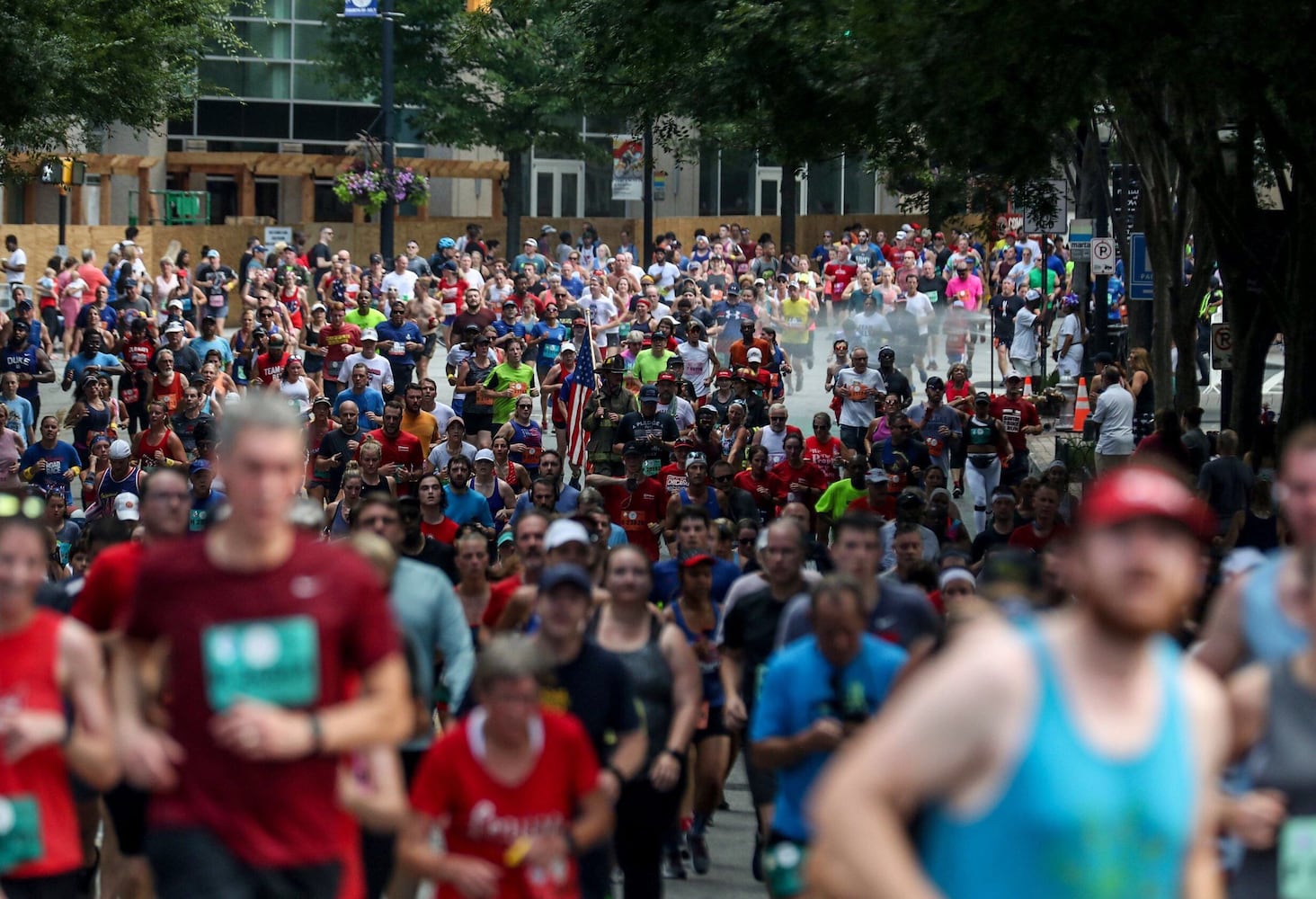 PHOTOS: Scenes at 2019 AJC Peachtree Road Race