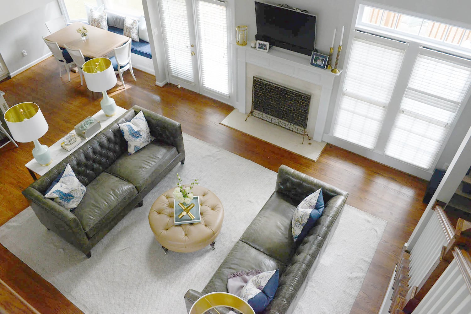 Photos: Designer fabrics, renovations update traditional Marietta home