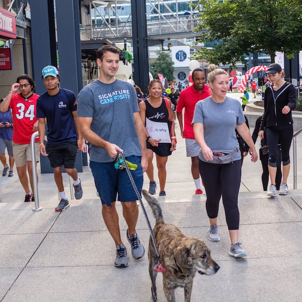 Walk 3.1. miles to raise money to support the American Heart Association.