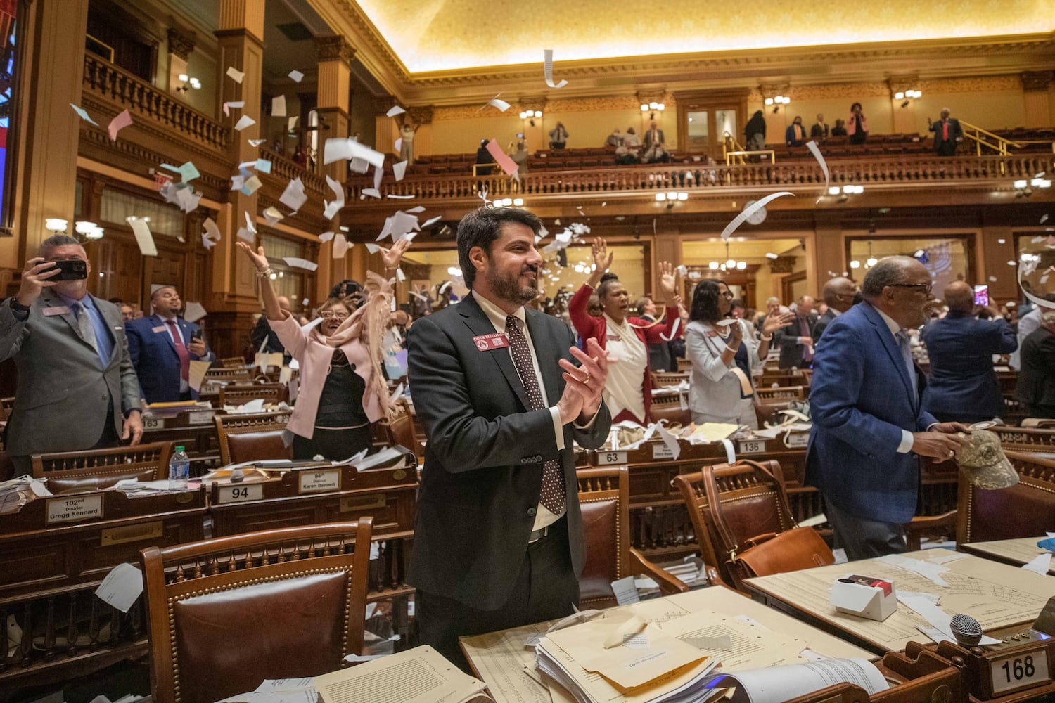 Georgia legislature, general assembly, senate, house, sine die, 