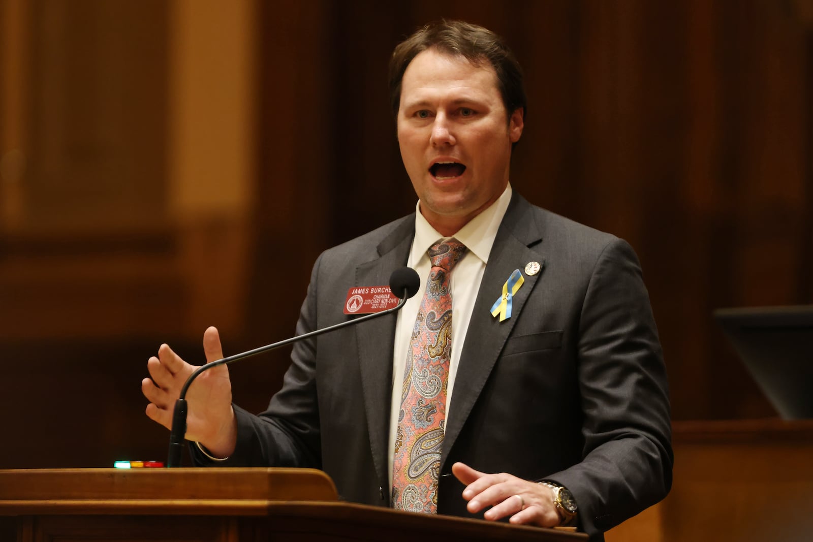 State Rep James Burchett, R-Waycross, is the primary sponsor of House Bill 1172. (Miguel Martinez / miguel.martinezjimenez@ajc.com)