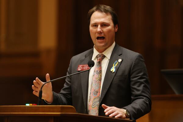 State Rep James Burchett, R-Waycross, is the primary sponsor of House Bill 1172. (Miguel Martinez / miguel.martinezjimenez@ajc.com)