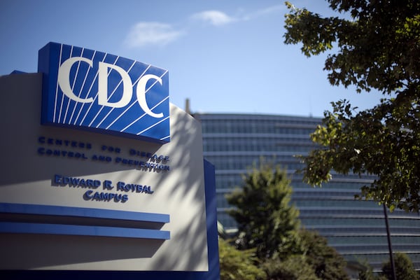 A sign marks the entrance to the federal Centers for Disease Control and Prevention, Tuesday on Oct. 8, 2013 in Atlanta. (Associated Press/David Goldman)