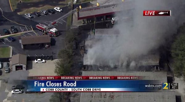 The storage building was on South Cobb Drive between Pat Mell and Austell roads in Cobb County