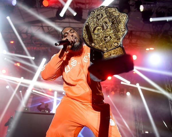 Atlanta's Pastor Troy - shown at a Super Bowl event earlier this year - will also perform at FreakNik. Photo: RYON HORNE / RHORNE@AJC.COM