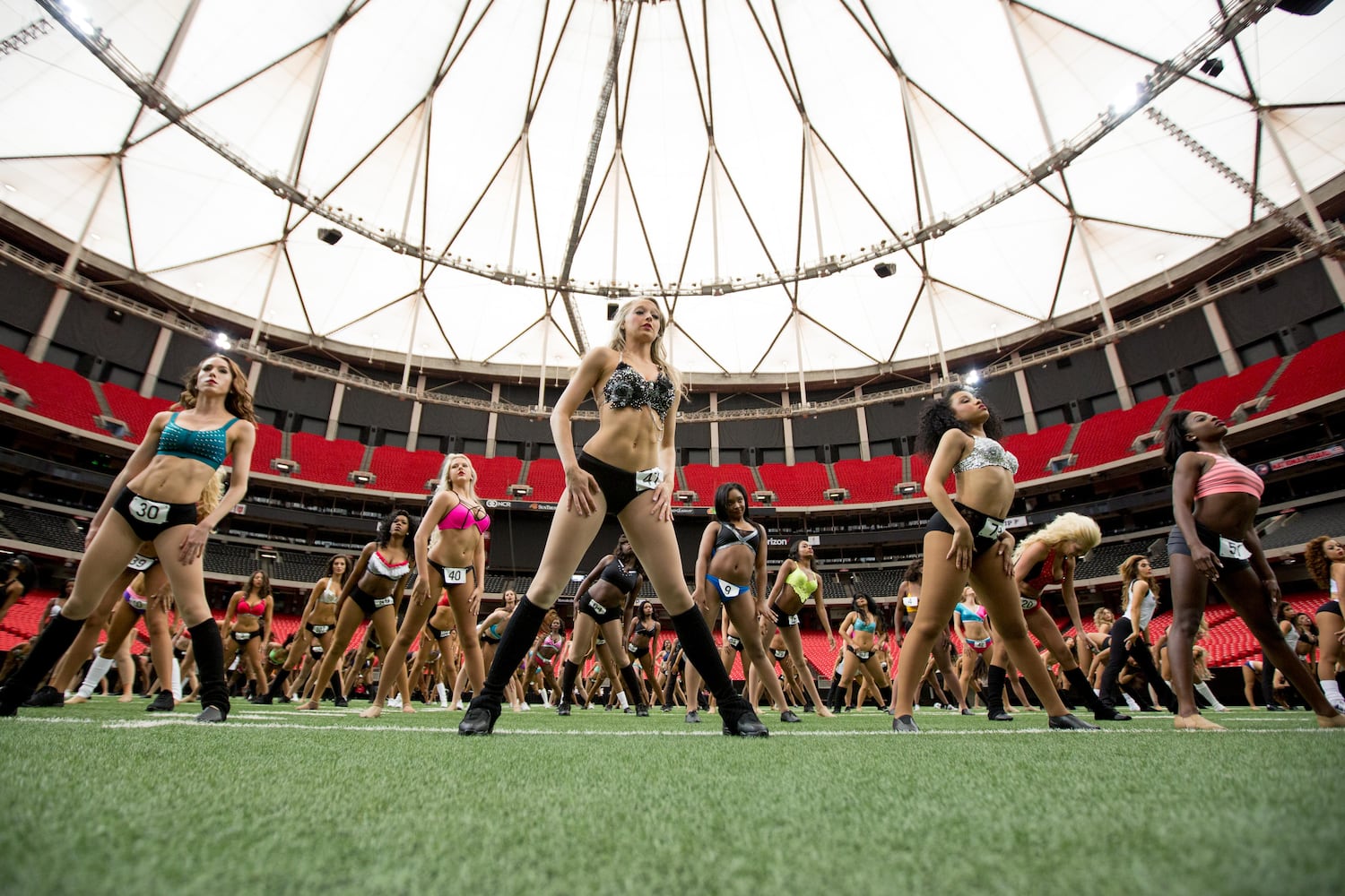 Atlanta Falcons cheerleader tryouts