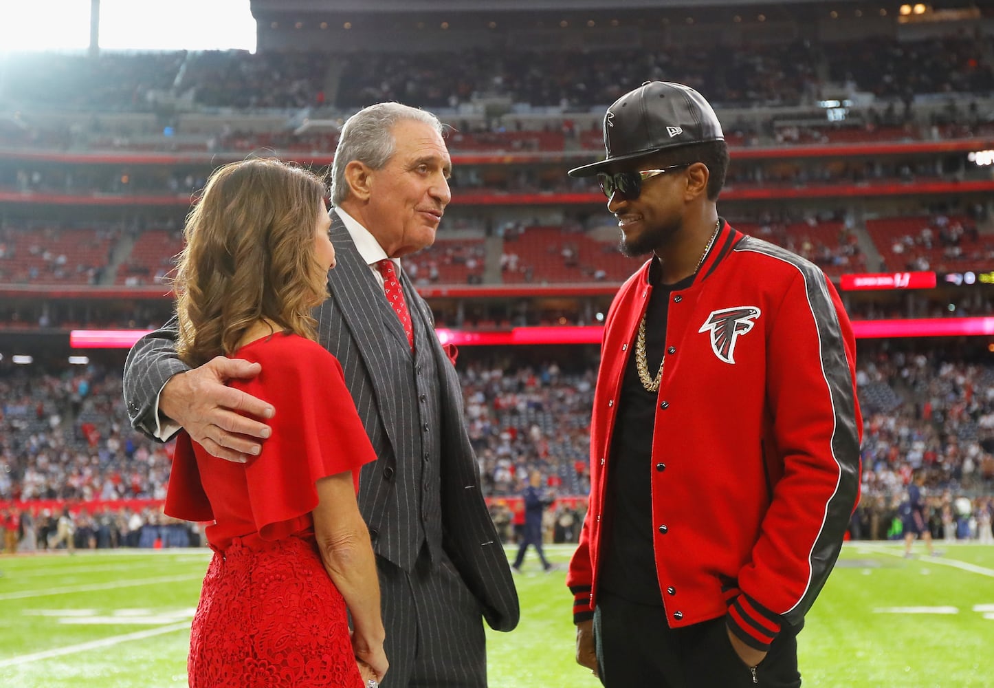 Photos: Arthur Blank and wife at Super Bowl