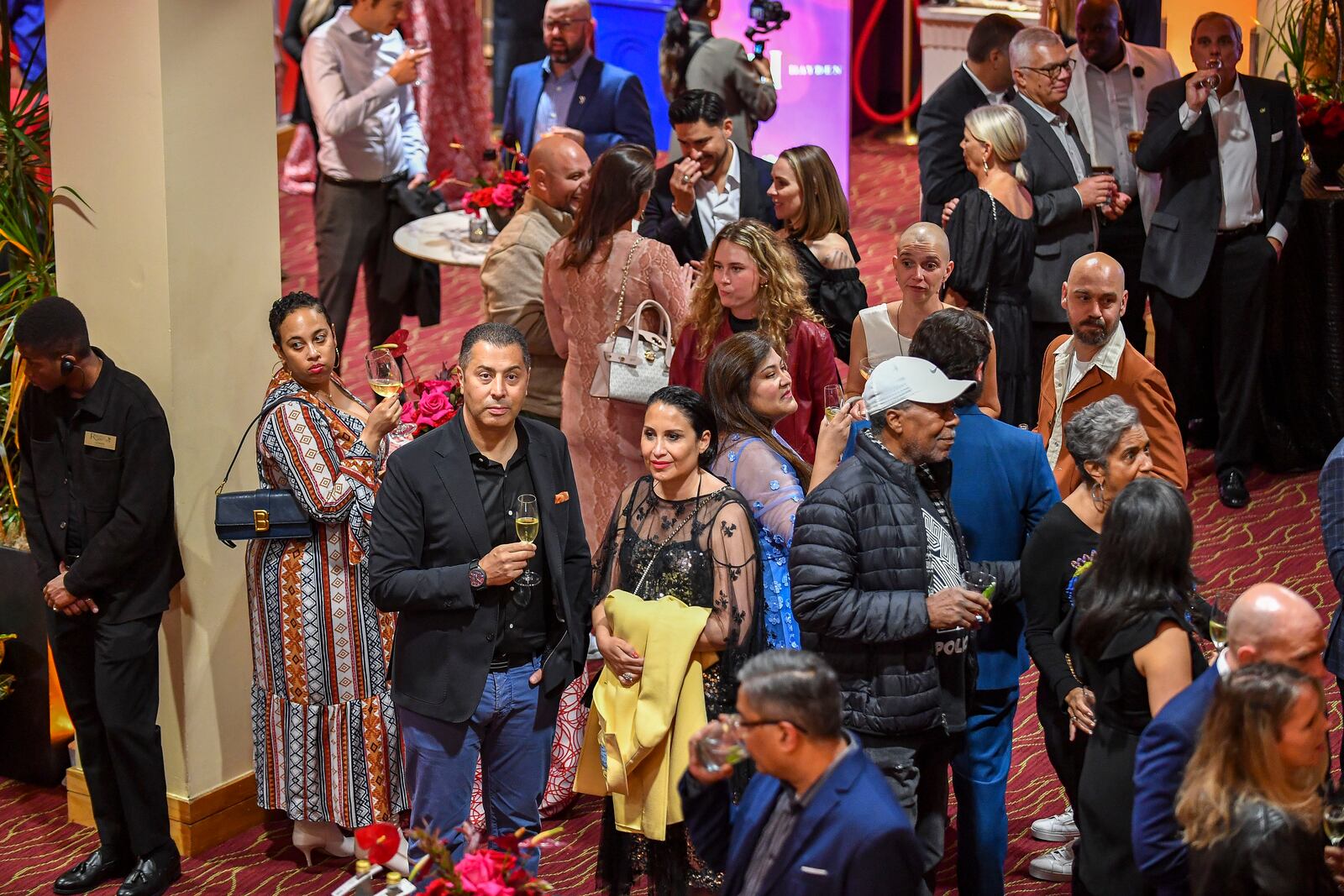 Guests are seen during the Atlanta Michelin Guide gala ceremony Tuesday, Oct. 24, 2023 at the Rialto Center for the Arts in Atlanta. (Daniel Varnado/ For the AJC)