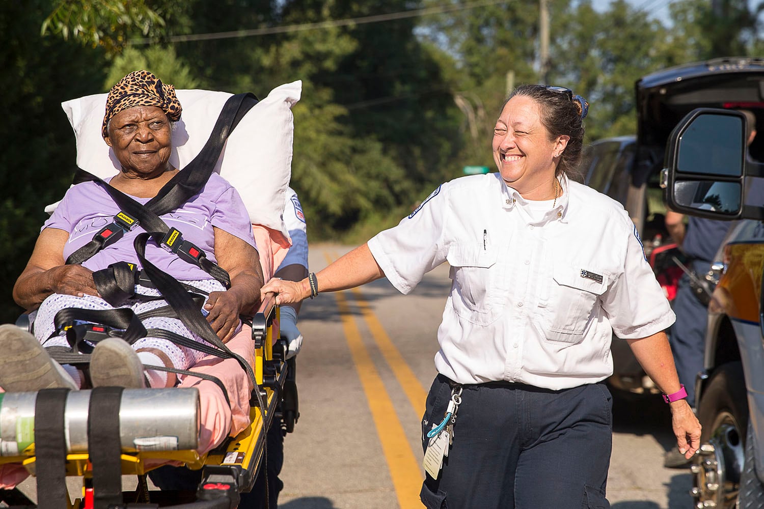 PHOTOS: Following a paramedic in Wilkes County