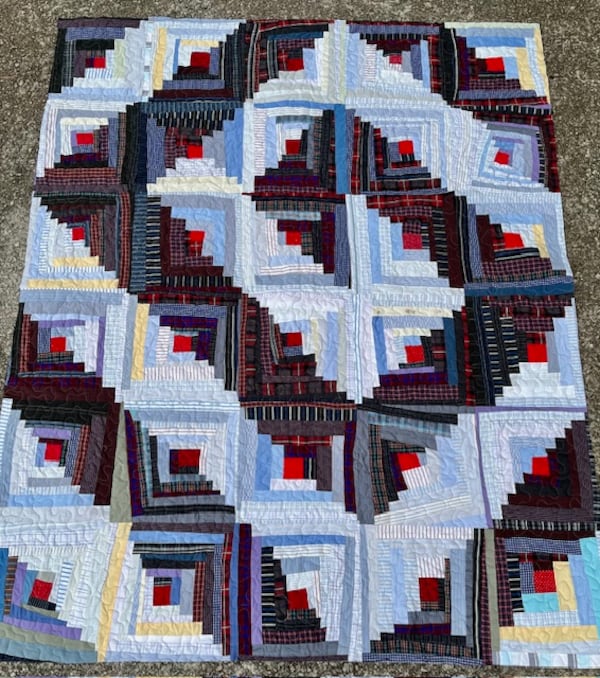 The six women in the quilting class at the Women's Transitional Center worked together to produce this communal project, representing hope. 
(Courtesy HeartBound Ministries)