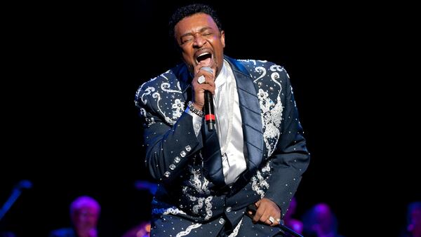 Dennis Edwards performs at the Rock and Roll Hall of Fame tribute concert honoring Aretha Franklin during the 16th American Music Masters Tribute at PlayhouseSquare's State Theatre on November 5, 2011 in Cleveland, Ohio. (Photo by Jason Miller/Getty Images for Rock & Roll Hall Of Fame)