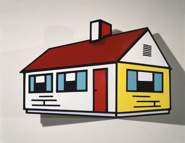 Roy Lichtenstein's "Small House" (1997) is one of the many outstanding contemporary works in the Warehouse, a new contemporary art museum opening on Atlanta's Westside. Courtesy of Roy Lichtenstein Estate