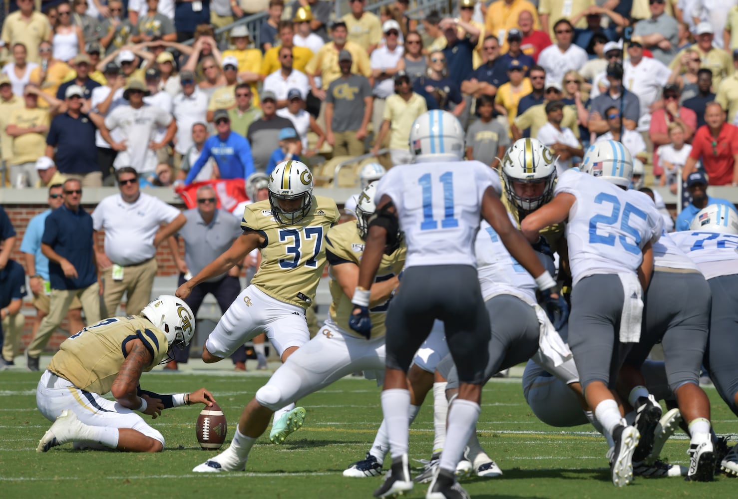 Photos: Georgia Tech is upset by The Citadel