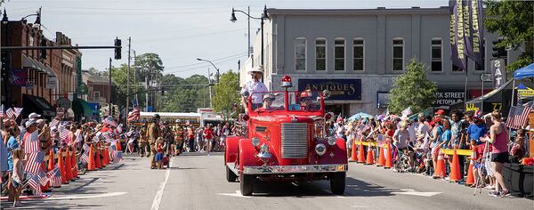 Head to Marietta for a day of family with activities including a parade, live music and fireworks.
Courtesy of Kelly Huff