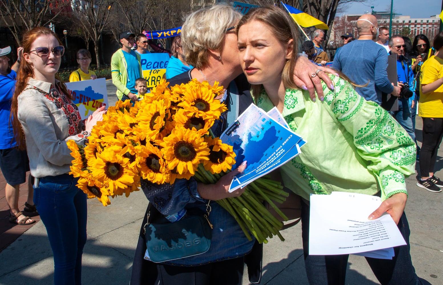 Stand with Ukraine Rally in Atlanta 

