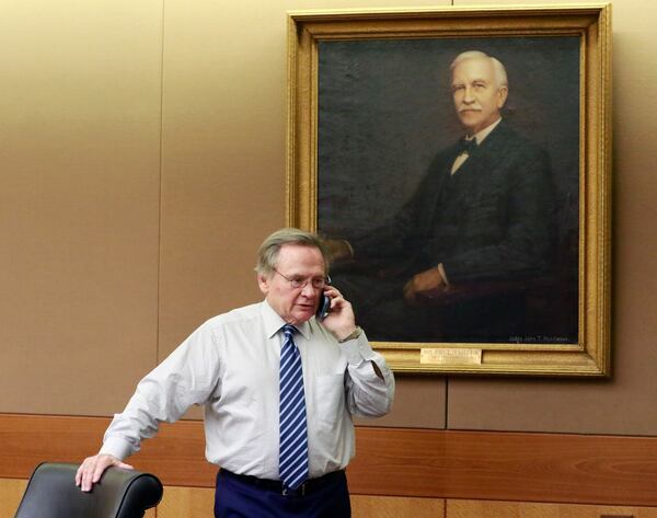 Attorney Ed Garland said it’s agonizing to wait through long jury deliberations. BOB ANDRES /BANDRES@AJC.COM