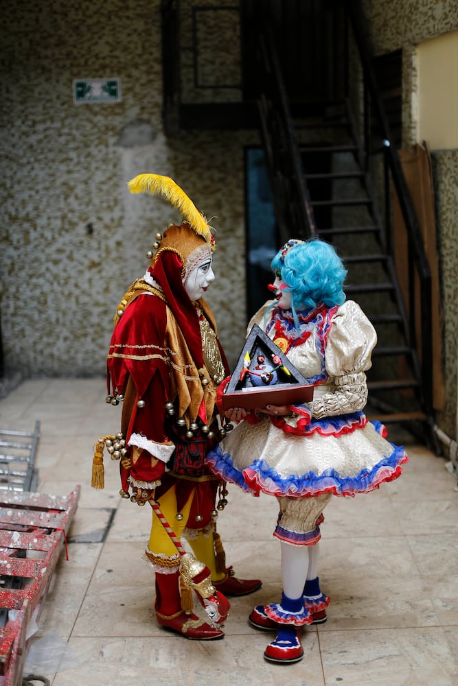 Clowns gather in Mexico City