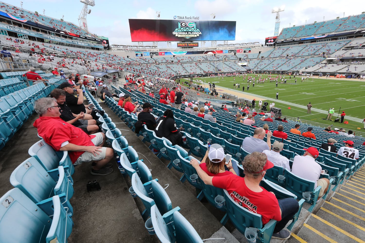 Georgia-Florida game day in Jacksonville