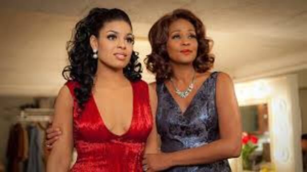 Jordin Sparks with Whitney Houston in the film "Sparkle."