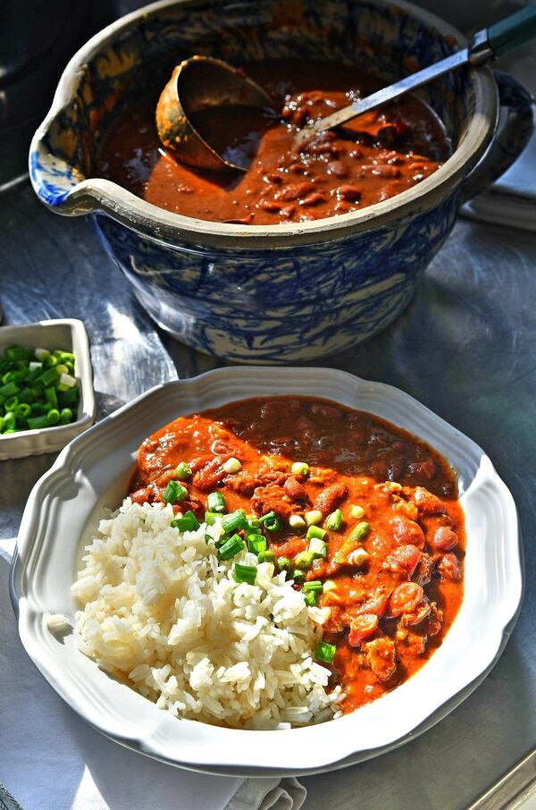 Vince Hayward’s Easy Vegan Red Beans and Rice: Hayward is the CEO of L.H. Hayward & Company, which has been selling New Orleans’ iconic Camellia beans since 1923. He recently developed this recipe for vegan red beans and rice, published here for the first time. STYLING BY WENDELL BROCK / CONTRIBUTED BY CHRIS HUNT PHOTOGRAPHY