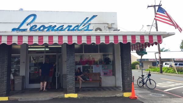 Famous for good reason: beautifully old-school Leonard's Bakery, provider of Portuguese-style malasadas -- like a delicious golden doughnut without the hole. (Bethany Jean Clement/Seattle Times/TNS)