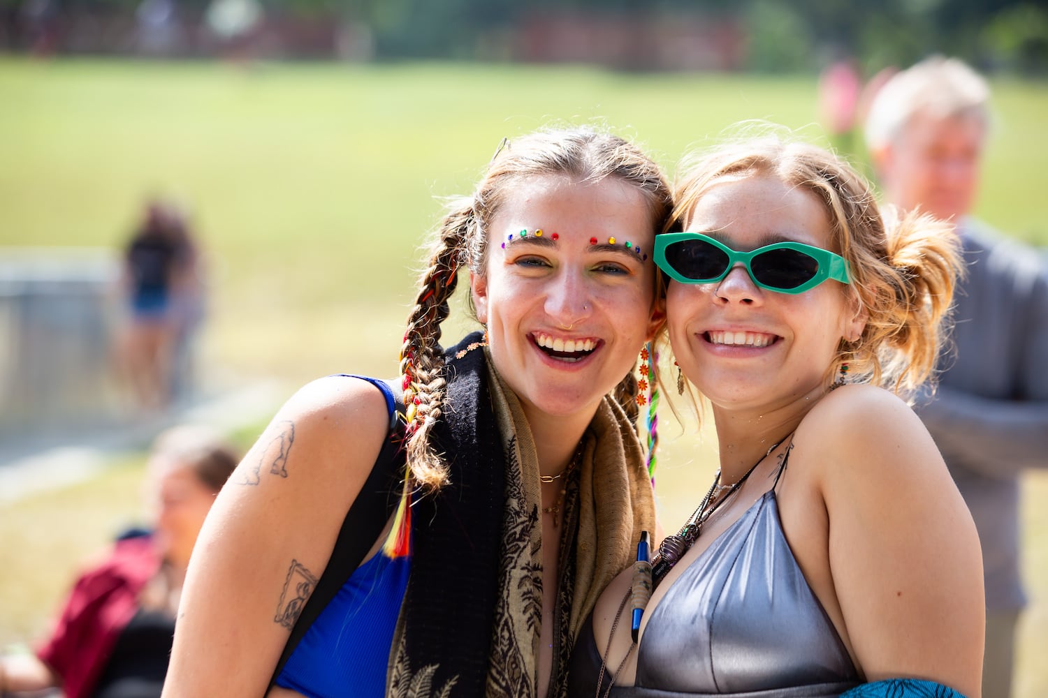 Atlanta, Ga: Fans gather early on Sunday to catch their favorite acts on the last day of Music Midtown 2023. Photo taken Sunday September 17, 2023 at Piedmont Park. (RYAN FLEISHER FOR THE ATLANTA JOURNAL-CONSTITUTION)