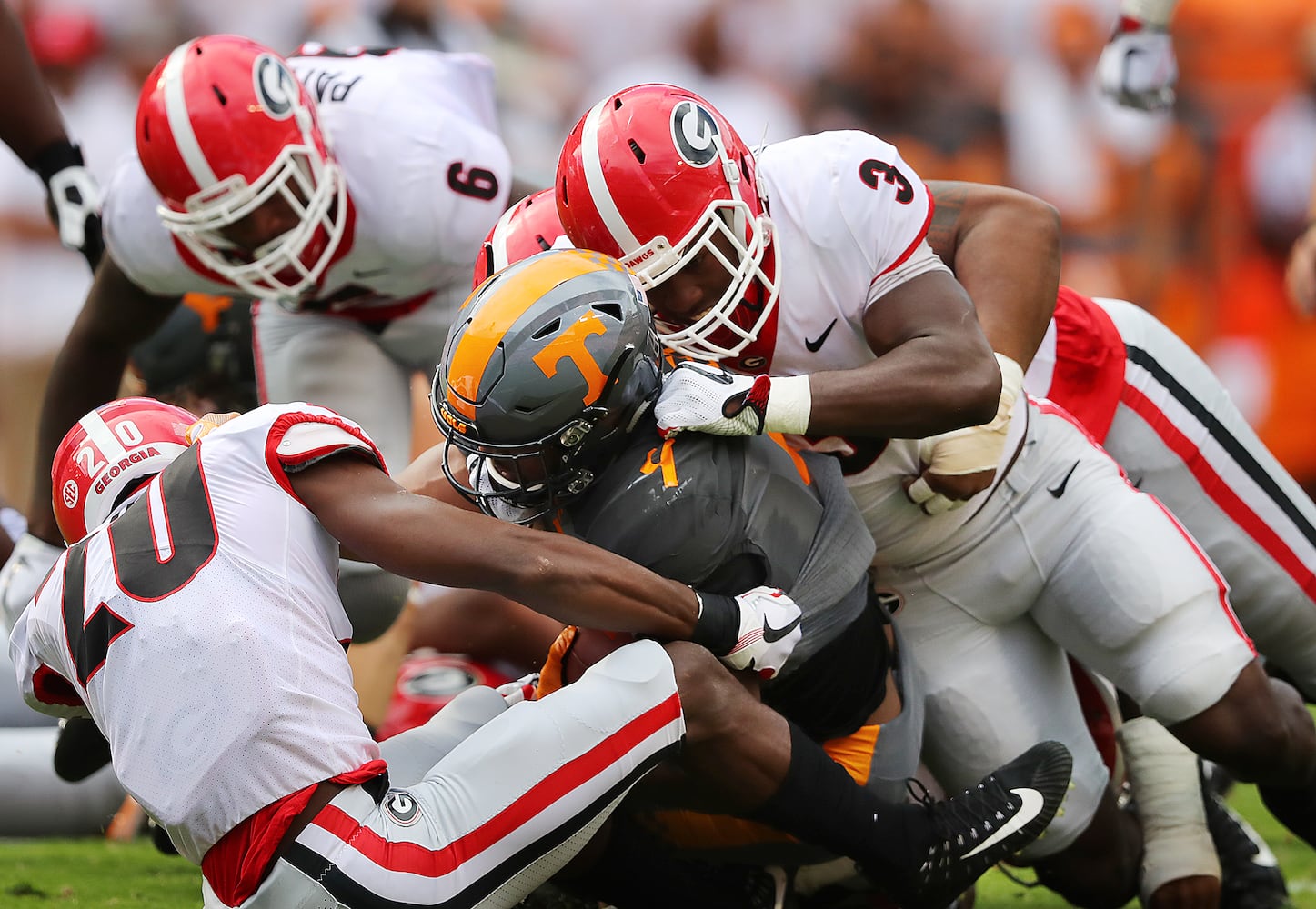 Photos: Bulldogs seek revenge against Tennessee