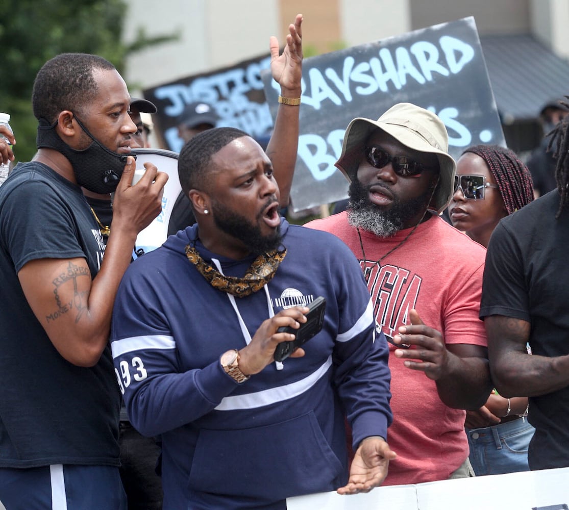 PHOTOS: Protesters gather in Atlanta over Friday’s police shooting