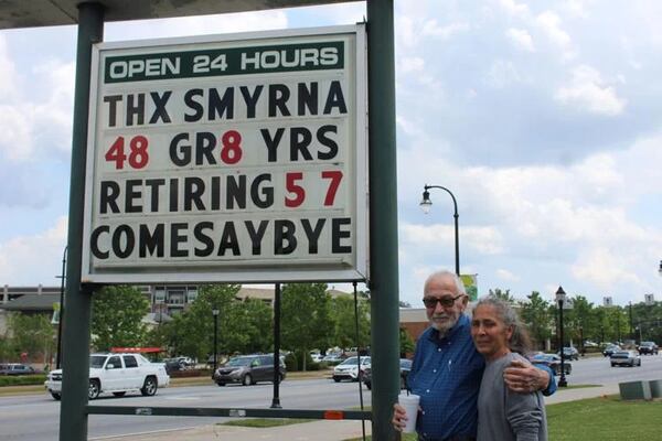 Owner of Ken's Corner Grill, Ken Johnston, and his daughter and restaurant manger, Vickie, closed the doors on the restaurant after more than 48 years in Smyrna. (Courtesy of Leo Tochterman)