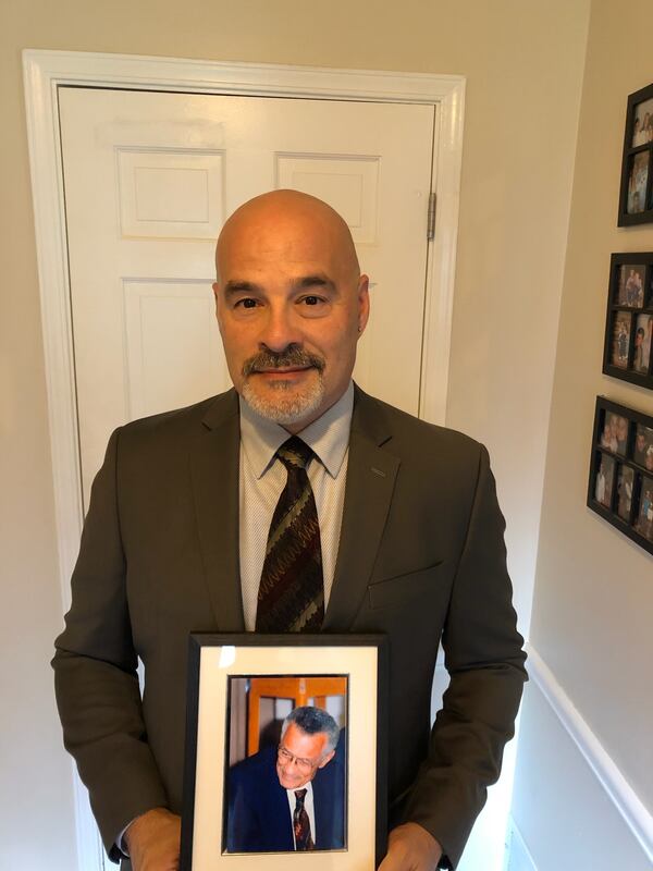 Donald Bermudez, shown with his C.T. Vivian tie, calls wearing ties "a lost art." (Courtesy of Donald Bermudez)