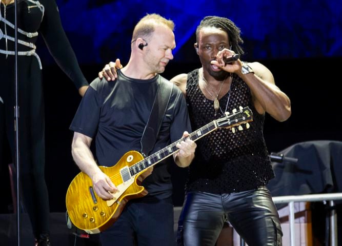 Atlanta, GA: The Ghost Hounds opened for The Rolling Stones  at Mercedes Benz Stadium on the Hackney Diamonds Tour. Photo taken Friday June 7, 2024. 060924 aajc rolling stones review (RYAN FLEISHER FOR THE ATLANTA JOURNAL-CONSTITUTION)