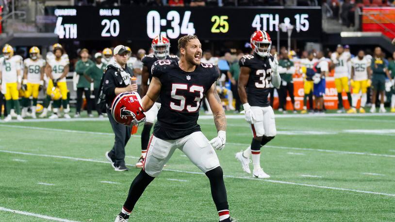 Will Atlanta Falcons linebackers Troy Andersen and Kaden Elliss