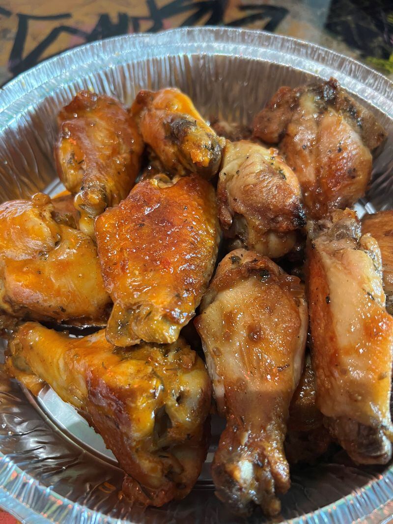 According to a server at Moonlight Pizza, almost everything on the menu is baked in the ovens, including the wings. Courtesy of Moonlight Pizza