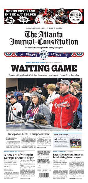 How to find the AJC Braves pages, print editions and other keepsakes from  the Braves' season