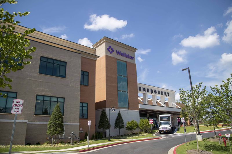 07/16/2020 - Marietta, Georgia - The exterior of the new Wellstar Kennestone Hospital Emergency Department building in Marietta, Thursday, July 16, 2020. The department is a 263,000-square-foot facility, which will be one of the top two largest and busiest emergency departments in the nation (ALYSSA POINTER / ALYSSA.POINTER@AJC.COM)