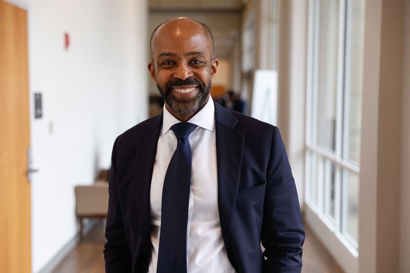 Activist Alphonso David poses for a portrait during the first U.S.-Colombia Binational Summit for Afro-descendant Leaders at Morehouse College on Wednesday, May 15, 2024. (Natrice Miller/ AJC)