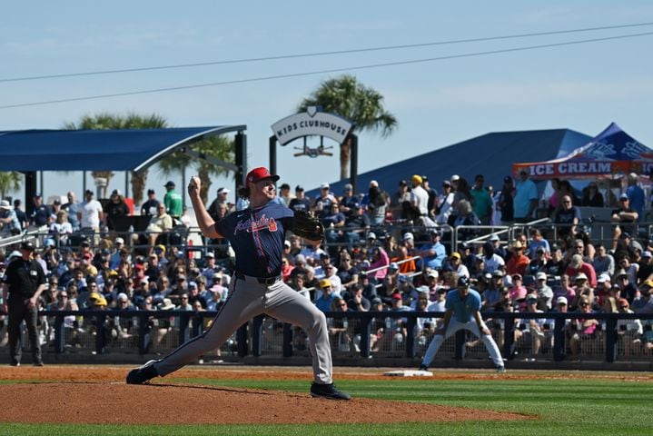 Braves vs Rays Spring Training game 