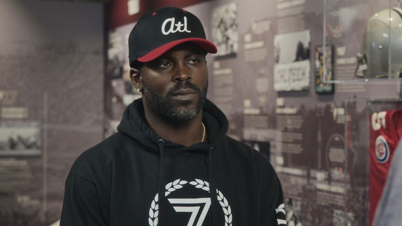 Former Atlanta Falcons quarterback Michael Vick.