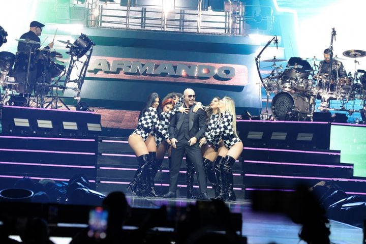 Pitbull, Ricky Martin and Enrique Iglesias rocked sold out State Farm Arena on Sunday, March 3, 2024 on the Triogy Tour. 
Robb Cohen for the Atlanta Journal-Constitution