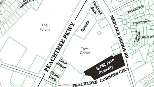 Peachtree Corners spends $6.9M to buy 5.762 acres near Town Center project